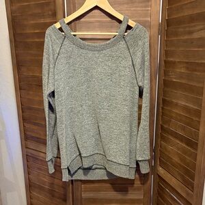 Anthropologie Gray Sweatshirt